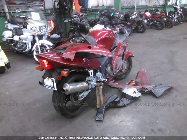 JH2SC35161M400035 - 2001 HONDA CBR1100 XX RED photo 4