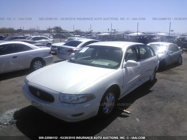 1G4HR54K04U224834 - 2004 BUICK LESABRE LIMITED WHITE photo 2