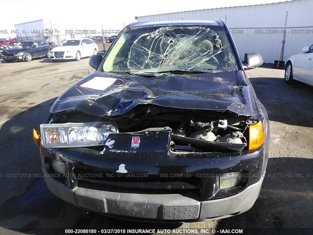 5GZCZ63BX3S901001 - 2003 SATURN VUE BLACK photo 6