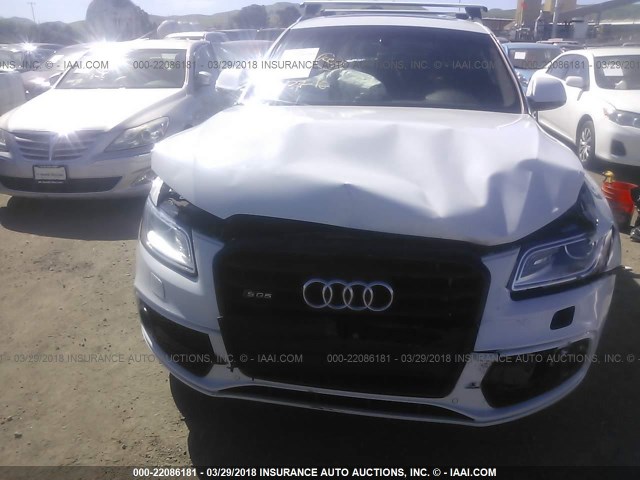 WA1CCAFP0GA148310 - 2016 AUDI SQ5 PREMIUM PLUS WHITE photo 6