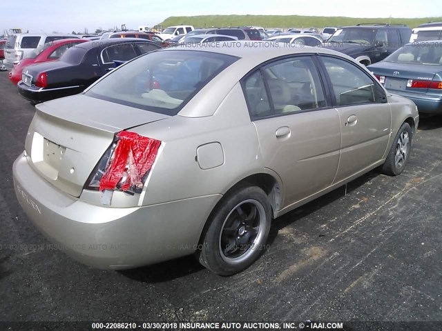 1G8AL52F55Z116138 - 2005 SATURN ION LEVEL 3 BEIGE photo 4