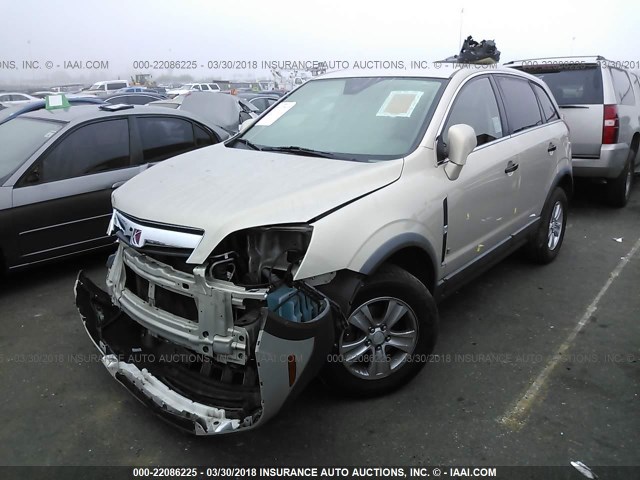 3GSCL33P79S549445 - 2009 SATURN VUE XE GOLD photo 2