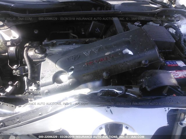 4T1BE46K09U347176 - 2009 TOYOTA CAMRY SE/LE/XLE SILVER photo 10