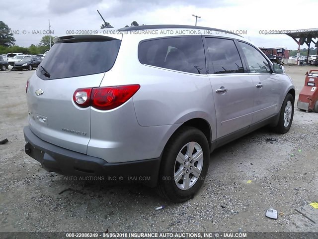 1GNLRGED1AS132138 - 2010 CHEVROLET TRAVERSE LT SILVER photo 4