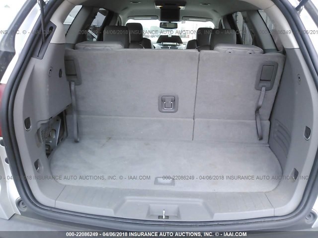 1GNLRGED1AS132138 - 2010 CHEVROLET TRAVERSE LT SILVER photo 8