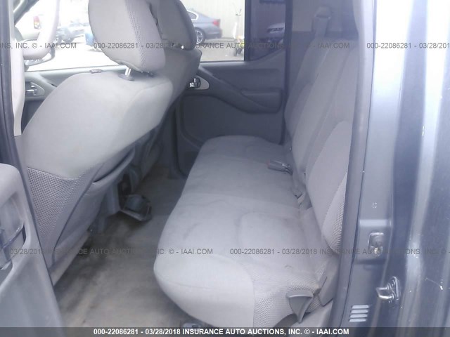 1N6AD0ER6BC409926 - 2011 NISSAN FRONTIER S/SV/SL/PRO-4X SILVER photo 8