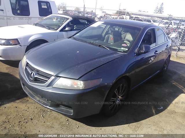 JH4CL96994C019499 - 2004 ACURA TSX GRAY photo 2