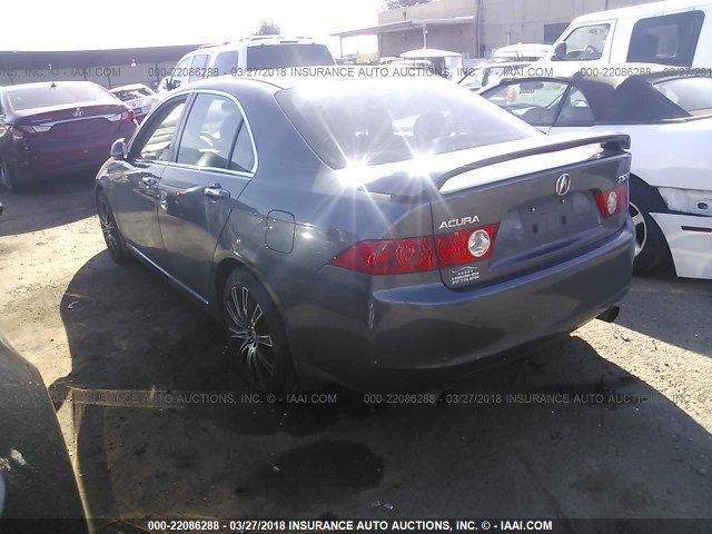 JH4CL96994C019499 - 2004 ACURA TSX GRAY photo 3