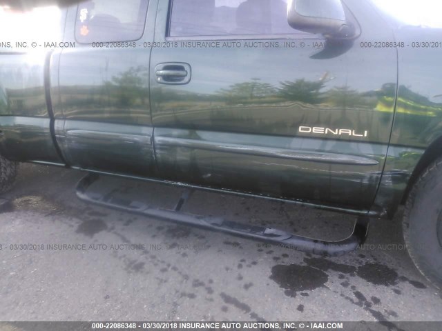 2GTFK69UX31241196 - 2003 GMC SIERRA K1500 DENALI GREEN photo 6