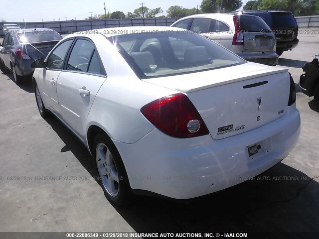 1G2ZG58N774117422 - 2007 PONTIAC G6 SE WHITE photo 3