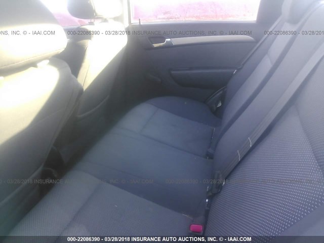 KL1TD56668B021596 - 2008 CHEVROLET AVEO LS SILVER photo 8