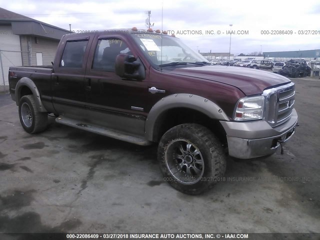 1FTSW21P96EC45177 - 2006 FORD F250 SUPER DUTY BROWN photo 1
