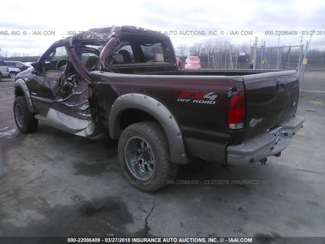 1FTSW21P96EC45177 - 2006 FORD F250 SUPER DUTY BROWN photo 3