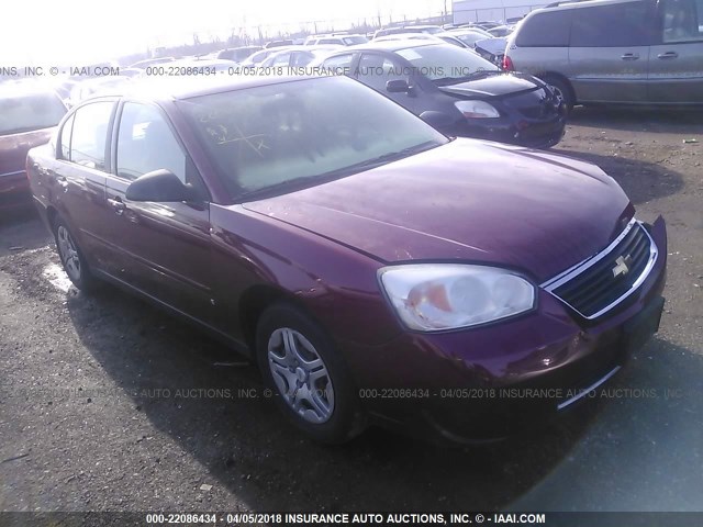 1G1ZS51F06F289560 - 2006 CHEVROLET MALIBU LS წითელი ფოტო 1