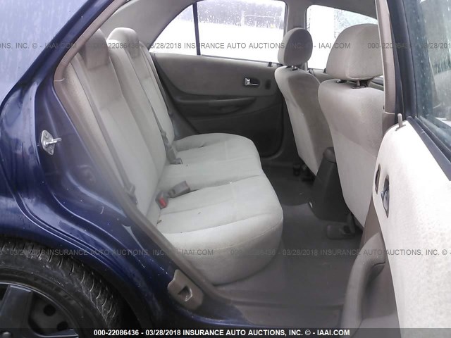 JM1BJ2223Y0298748 - 2000 MAZDA PROTEGE DX/LX BLUE photo 8