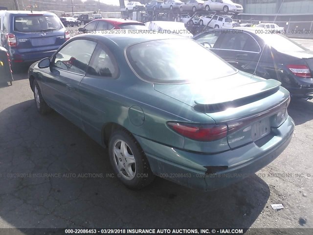 3FAKP1132YR153354 - 2000 FORD ESCORT ZX2 GREEN photo 3