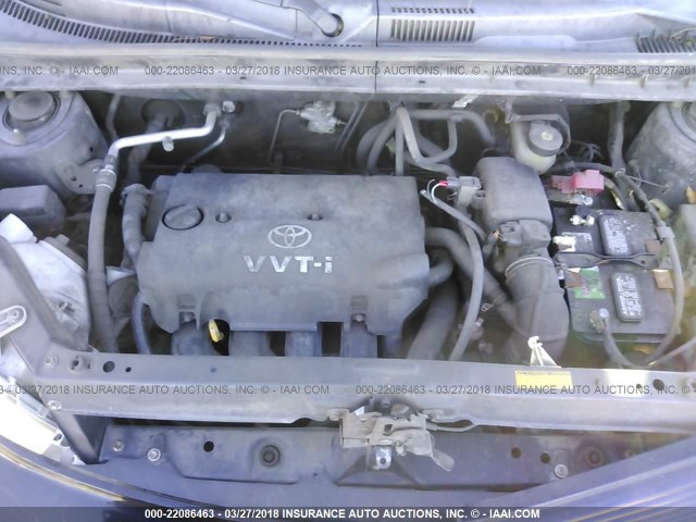 JTLKT324654020310 - 2005 TOYOTA SCION XB Dark Blue photo 10