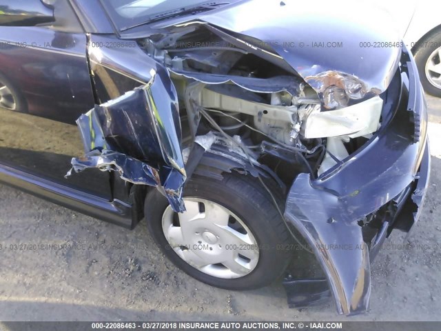 JTLKT324654020310 - 2005 TOYOTA SCION XB Dark Blue photo 6