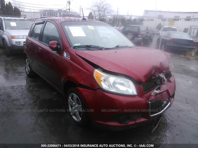 KL1TD6DE1AB047786 - 2010 CHEVROLET AVEO LS/LT 红色 照片 1