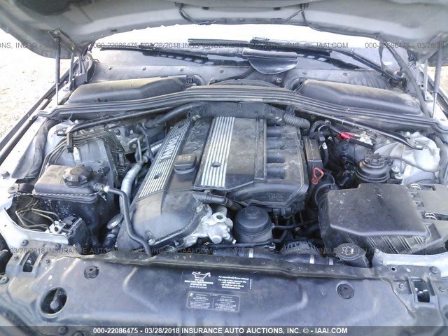 WBANA53595B861287 - 2005 BMW 525 I GRAY photo 10