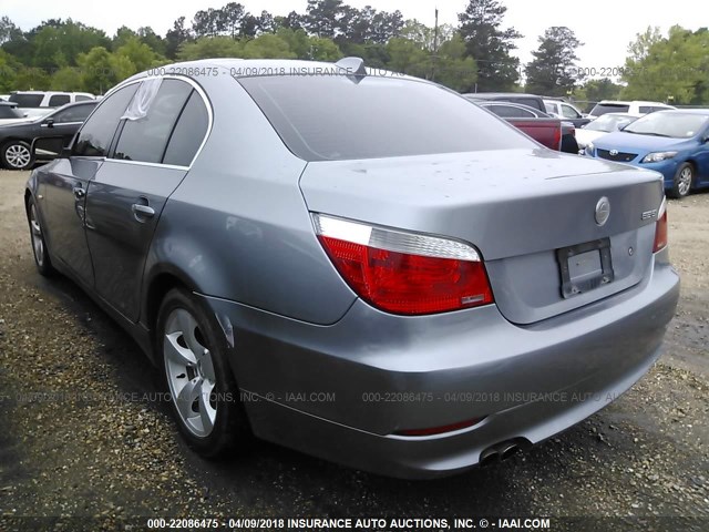 WBANA53595B861287 - 2005 BMW 525 I GRAY photo 3