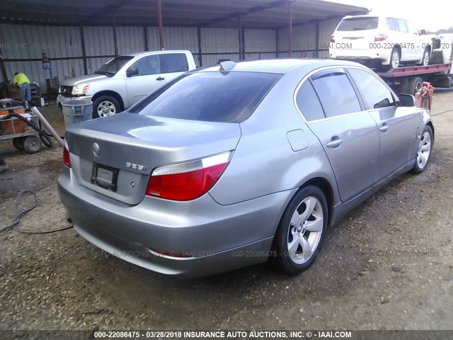 WBANA53595B861287 - 2005 BMW 525 I GRAY photo 4