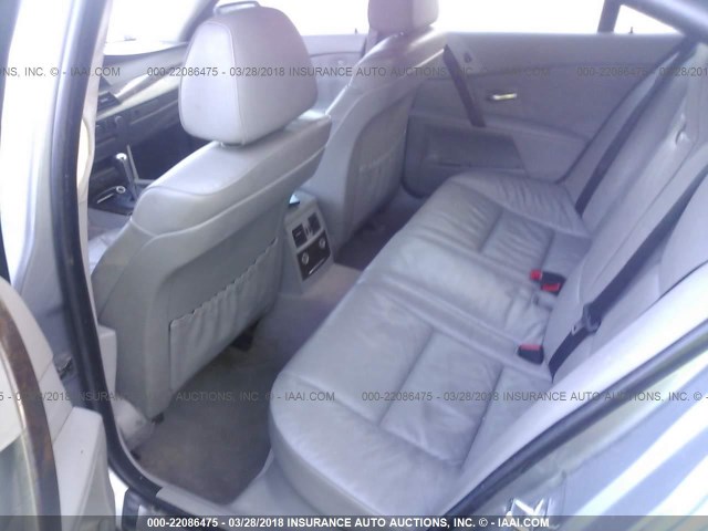 WBANA53595B861287 - 2005 BMW 525 I GRAY photo 8