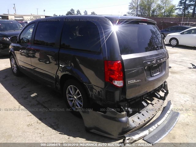 2C4RDGBG0GR267329 - 2016 DODGE GRAND CARAVAN SE GRAY photo 3