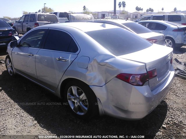 JH4CU2F62DC000013 - 2013 ACURA TSX TECH SILVER photo 3