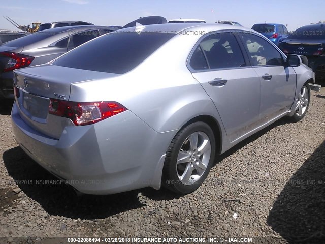 JH4CU2F62DC000013 - 2013 ACURA TSX TECH SILVER photo 4