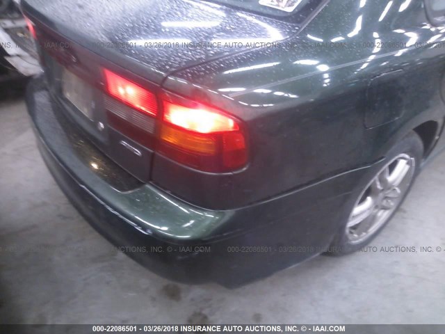 4S3BE6351Y6214122 - 2000 SUBARU LEGACY L GREEN photo 6