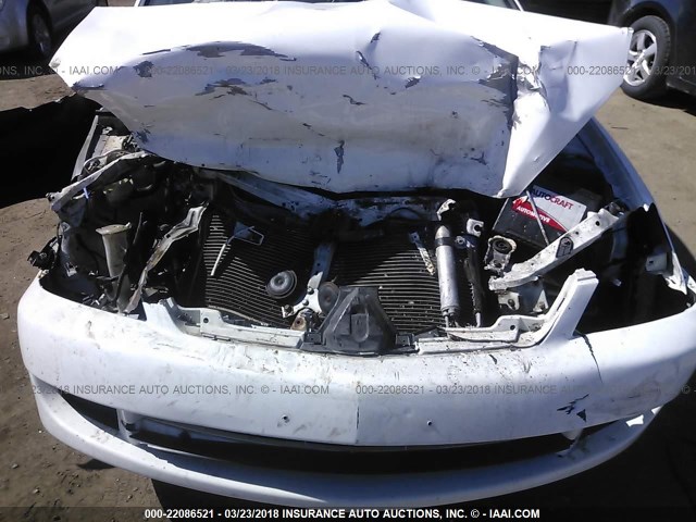 JA3AJ26E06U030731 - 2006 MITSUBISHI LANCER ES WHITE photo 6