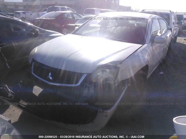 4A3AB36F29E034255 - 2009 MITSUBISHI GALANT ES WHITE photo 2