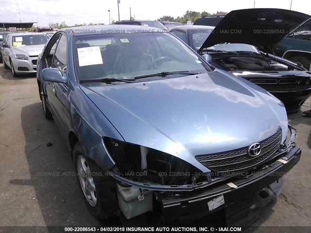 4T1BE32K14U842172 - 2004 TOYOTA CAMRY LE/XLE/SE BLUE photo 1
