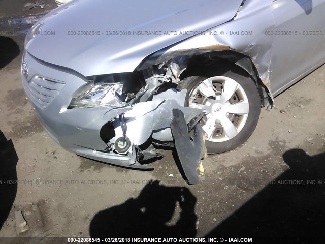 JTNBE46K373033203 - 2007 TOYOTA CAMRY NEW GENERAT CE/LE/XLE/SE SILVER photo 6