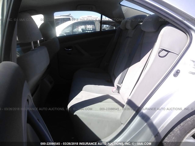 JTNBE46K373033203 - 2007 TOYOTA CAMRY NEW GENERAT CE/LE/XLE/SE SILVER photo 8