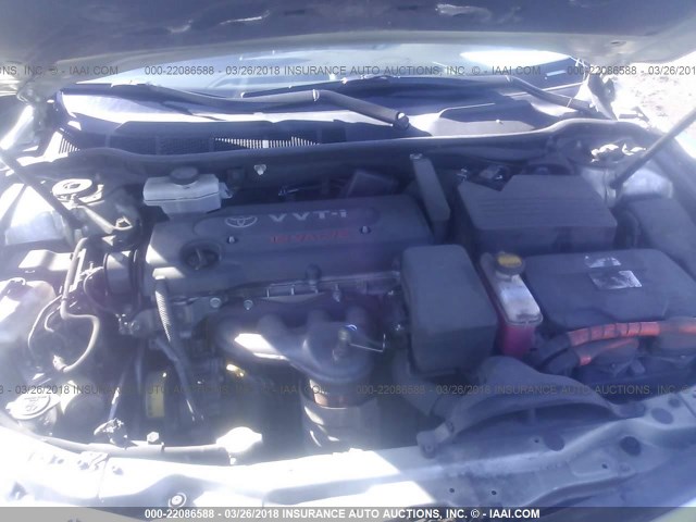 4T1BB46K08U050710 - 2008 TOYOTA CAMRY HYBRID GREEN photo 10