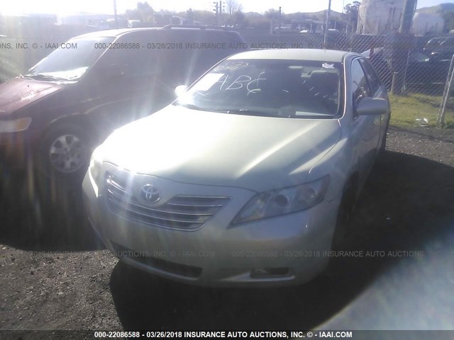 4T1BB46K08U050710 - 2008 TOYOTA CAMRY HYBRID GREEN photo 2