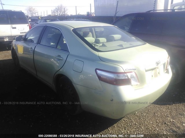 4T1BB46K08U050710 - 2008 TOYOTA CAMRY HYBRID GREEN photo 3