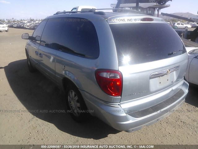 2A4GP54L76R609669 - 2006 CHRYSLER TOWN & COUNTRY TOURING BLUE photo 3