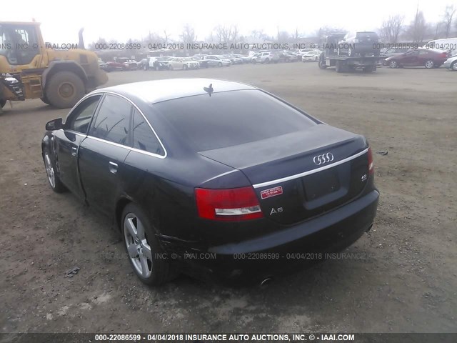 WAUDV74F18N109251 - 2008 AUDI A6 4.2 QUATTRO BLACK photo 3