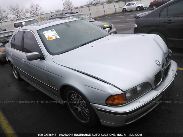 WBADM6344YGU09089 - 2000 BMW 528 I AUTOMATIC SILVER photo 1