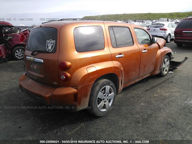 3GNDA13DX6S671719 - 2006 CHEVROLET HHR LS ORANGE photo 4