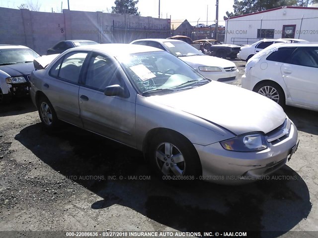 1G1JF52F437291611 - 2003 CHEVROLET CAVALIER LS TAN photo 1