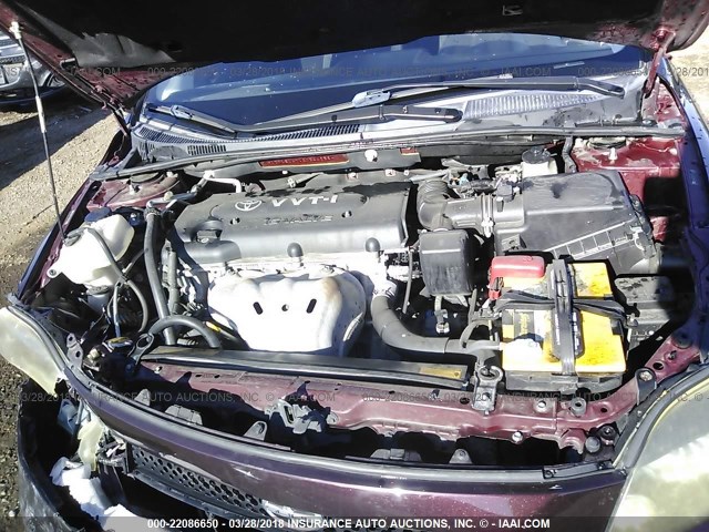 JTKDE167180244838 - 2008 TOYOTA SCION TC 勃艮第红 照片 10