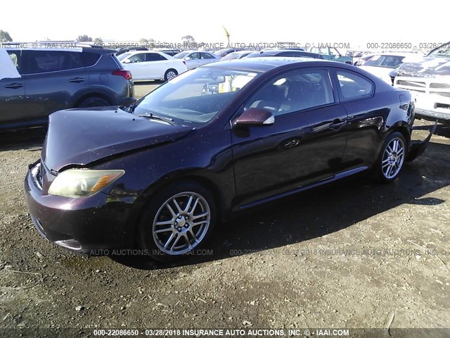 JTKDE167180244838 - 2008 TOYOTA SCION TC 勃艮第红 照片 2