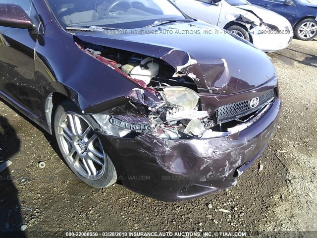 JTKDE167180244838 - 2008 TOYOTA SCION TC 勃艮第红 照片 6