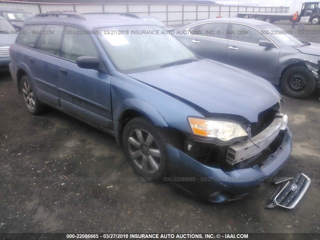 4S4BP61C367325284 - 2006 SUBARU LEGACY OUTBACK 2.5I BLUE photo 1