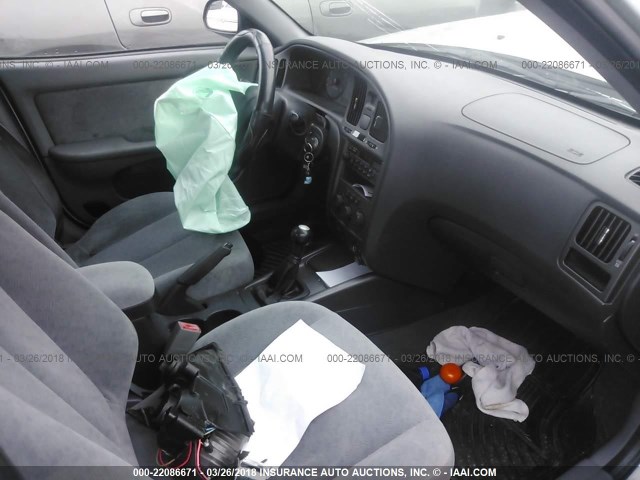 KMHDN46D85U036888 - 2005 HYUNDAI ELANTRA GLS/GT SILVER photo 5