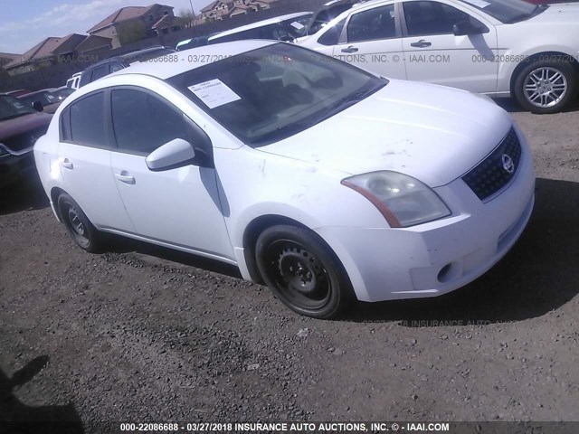 3N1AB61E29L698139 - 2009 NISSAN SENTRA 2.0/2.0S/2.0SL WHITE photo 1